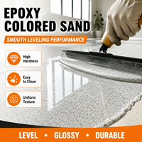 Service OEM, résine époxy résistante aux produits chimiques, revêtement de sable coloré, peinture haute dureté pour atelier d'usine