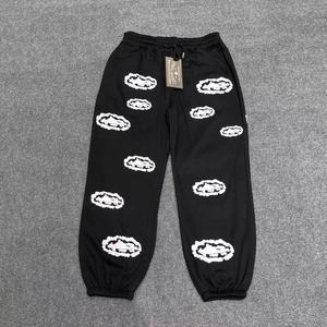 Sweat-shirt à capuche zippé 100% coton et <span class=keywords><strong>pantalon</strong></span> décontracté ample avec motif lettres pour unisexe pour le ensemble Devil's Island - Product Image 5