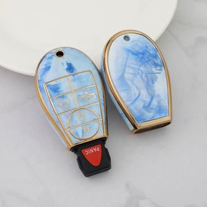 Protecteur de porte-clés en TPU <span class=keywords><strong>Jade</strong></span> avec porte-clés adapté au porte-clés de voiture Chrysler Town et Country Dodge Grand Caravan - Product Image 5