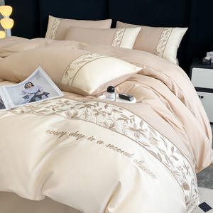 Ins Style Simple pur coton quatre pièces ensemble Style français petit drap de lit parfumé housse de <span class=keywords><strong>couette</strong></span> haut de gamme literie quatre pièces ensemble - Product Image 4