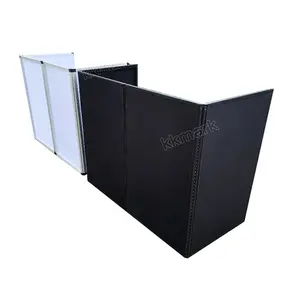 Electromarket Opvouwbare Audio Disco DJ Verlichting Screen Cover 4 Panel Gevel Booth