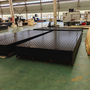 แผ่นรองป้องกัน<span class=keywords><strong>พื้น</strong></span> HDPE สำหรับขับรถข้ามฟาร์มเสื่อถนน - Product Image 3