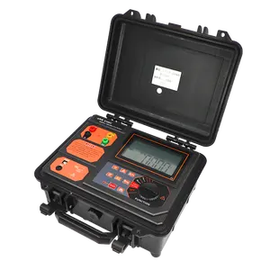 VICTOR 4106C智能数字接地电阻或土壤电阻率电气可充电测试仪交流电压测量