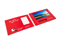 4.3 4.5 5.0 7.0 10.1 boîte-cadeau de brochure vidéo imprimée numérique tactile de pouces avec écran lcd et clé USB pour invitation cadeau