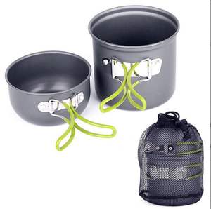 Pot de camping Offre Spéciale ustensiles de cuisine cuisinière support de boîte trépied et tasse en acier inoxydable ensemble de cuisine - Product Image 2