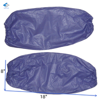 Manchons de protection robustes en PVC imperméable résistants à l'huile pour l'industrie agroalimentaire et l'abattage
