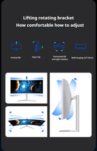 38英寸曲面屏幕游戏显示器4K UHD 144Hz电脑显示器34英寸WQHD RGB超薄游戏显示器，带usb-c接口 - Product Image 6