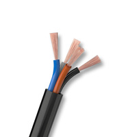 Câble en cuivre PVC flexible RVV 4 conducteurs 1.5mm ² 300/500V pour le câblage de la maison de contrôle électrique certifié CE ROHS