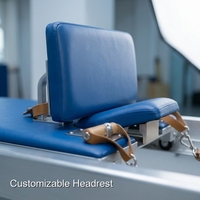 Reformer de Pilates Optimizado con Componentes Clásicos de Aluminio Semi-Elevados