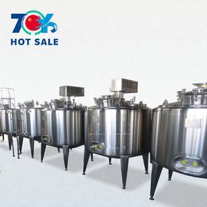 500L High <b>Shear</b> Cosmetic Lotion <b>Hydraulic</b> Lifting Vacuum Emulsifier Mixer - Product Image 4