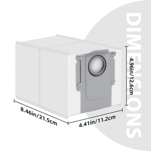 Sac à poussière pour aspirateur <span class=keywords><strong>robot</strong></span> <span class=keywords><strong>Xiaomi</strong></span> <span class=keywords><strong>Roborock</strong></span> P10 Q Revo, pièces détachées, accessoire, filtre non tissé - Product Image 2
