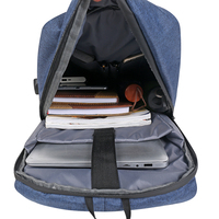 Sac à dos pour ordinateur portable professionnel, directement de l'usine, en PVC imperméable, fermeture éclair, minimaliste, avec port USB, logo personnalisé, OEM ODM, unisexe, 20-39L