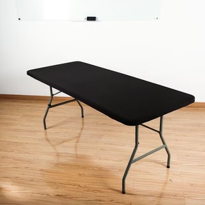 Copritavolo <span class=keywords><strong>Rettangolare</strong></span> Elasticizzato in Poliestere, Impermeabile e Antimacchia, Tovaglia Rossa <span class=keywords><strong>per</strong></span> Hotel, Matrimoni e Decorazioni <span class=keywords><strong>per</strong></span> Banchetti - Product Image 2