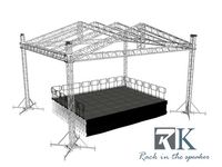 Plate-forme portative en aluminium extérieure d'étape pour des événements de concert et des affichages de Sale-Truss