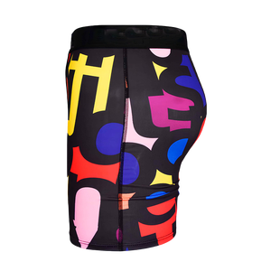 <span class=keywords><strong>Boxer</strong></span> da <span class=keywords><strong>uomo</strong></span> all'ingrosso alla moda con stampa <span class=keywords><strong>Boxer</strong></span> <span class=keywords><strong>lunghi</strong></span> Multicolor a compressione sportiva traspirante basso MOQ Custom <span class=keywords><strong>Boxer</strong></span> - Product Image 4