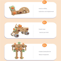Kit de réparation éducatif pour enfants, jouet d'assemblage, perceuse, tournevis, blocs de construction, jouets à assembler, ensemble de blocs de construction DIY pour enfants