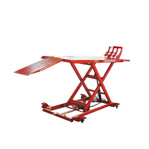 Elevador de Tijera para Motocicletas/Automóviles CHENTUO Yingkou CT601, Construcción de Acero, Capacidad de 800 kg, Certificado CE, Accionamiento Hidráulico de un Cilindro, 12 - Product Image 4