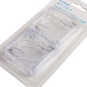 Factory OEM Reusable <strong>Plastic</strong> Non-SlipTable <strong>Skirt</strong> Skirting <strong>Table</strong> Cloth <strong>Clips</strong> Desk Cloth <strong>Clip</strong> - Product Image 2