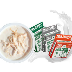 Delicioso puré de leche de cabra, carne triturada, 80g, pollo, yogur, pato, salmón, aperitivos para perros y gatos, comida húmeda enlatada para mascotas - Product Image 1