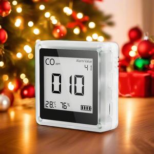 Detectores de Gas Monóxido de Carbono 3 en 1, Detectores de Humo, CO, Temperatura y Humedad con Respaldo de Batería - Product Image 2