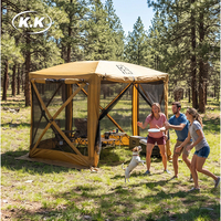 Tente de camping instantanée Kawagebo Kamp (KK) 210D en polyester Oxford, imperméable, avec moustiquaire intégrée