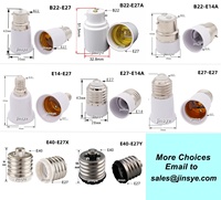 Adaptateur de douille de lampe E14 vers E27
