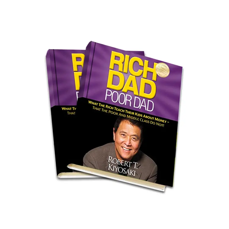 Printing hardcover educational rich dad poor dad book new edition tamil custom print books design you own