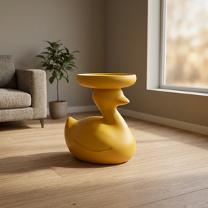 Mesa de Centro Moderna de Plástico con Forma de Pato, Impermeable, de PE, para Interiores y Exteriores, Sala de Estar, Patio - Product Image 3