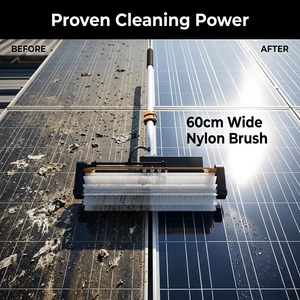 Robot de nettoyage à eau XYT avec <span class=keywords><strong>moteur</strong></span> sans balais X5, brosse rotative de 5,5 m pour le nettoyage des panneaux solaires - Product Image 2