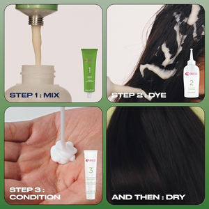 OEM R'ENDASE Instintos Naturais Tintura de Cabelo Demi-Permanente, 6C Cor de Cabelo Castanho Claro, Pacote de 3, Fácil de Colorir Brilhante e Colorido 60ml - Product Image 5