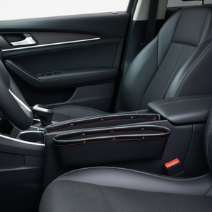 Organisateur latéral de siège de voiture en PU, plusieurs compartiments, design moderne pour solution de rangement intérieur - Product Image 2