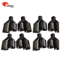 Embout d'échappement pour BMW M Power, pour G20 G21 G23 G42, tout en fibre de carbone noire, silencieux à 4 sorties, fabriqué en titane inoxydable, X5 X3