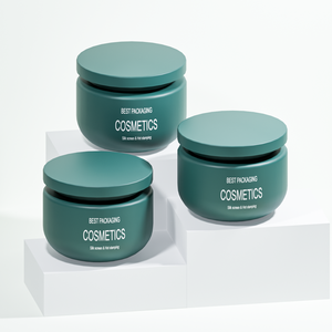 Barattolo Cosmetico Vuoto Ecologico Rotondo Opaco da <span class=keywords><strong>250</strong></span> <span class=keywords><strong>Ml</strong></span> in Plastica Gialla con Tappo a Vite per Scrub Corpo - Product Image 6