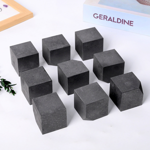 Wholesale Bulk Energy <b>Crystal</b> Carved Shungite square Cube <b>Crystal</b> Cube for Decoration - Product Image 3