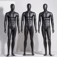 Mannequin de vitrine haut de gamme en fibre de verre pour homme, gris, avec bras flexibles, idéal pour les magasins de vêtements