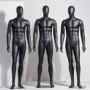 Maniquí de Fibra de Vidrio de Alta Gama para <span class=keywords><strong>Hombre</strong></span>, Color Gris, con Brazos Flexibles, para Exhibición en Tiendas de Ropa - Product Image 6