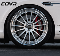 Rines Forjados EVOR Cromados 5x114.3 5x130 6x139.7 5x120 con Radios de Alambre 15 16 18 19 20 22 23 para Autos AUDI, Tesla, BMW