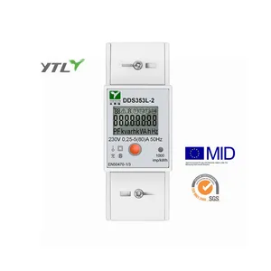 YTL DDS353L 1000 imp/kwh Din-Rail 1P 2 Draht Einphasige Elektrizitätssubmetriken