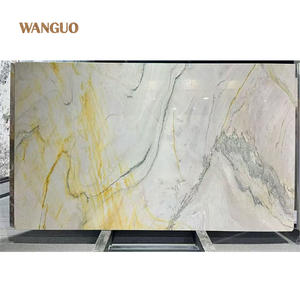 لوح حائط مصقول عالي الجودة فاخر ذهبي طبيعي فاخر لغرفة المعيشة والحمام - Product Image 3