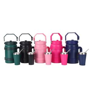 Nouvelle gourde sport isotherme grande capacité en acier inoxydable 304 avec poignée pour véhicule, idéale pour l'extérieur - Product Image 5