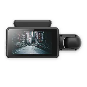 1/6 ड्राइविंग रिकॉर्डर A68 दोहरी लेंस सामने के साथ पानी का छींटा कैम और रियर दोहरी रिकॉर्डिंग आईपीएस स्क्रीन वाईफ़ाई संस्करण HD रात दृष्टि पानी का छींटा कैम