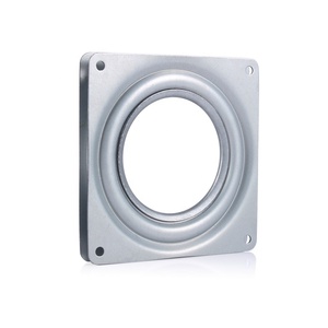 Plateau pivotant carré de 4 pouces, remplacement en métal, plateau tournant Lazy Susan, support TV, plateau pivotant pour siège de bureau, plateau pivotant pour bar, outil - Product Image 6