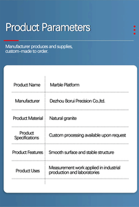 उच्च परिशुद्धता अनुकूलित काले ग्रेनाइट ब्लॉक संगमरमर ग्रेनाइट सतह प्लेट मापने उपकरण - Product Image 6