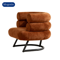Moderner Stoff-Freizeitsessel mit Anpassbarer Farbe für Wohnzimmer, Schlafzimmer, Apartment, Hotel, Außenbereich und Villa