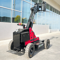 Chariot élévateur télécommandé ZG 3-en-1, 1,5 tonne, tout-terrain, électrique, avec plateforme ou sans plateforme, 4x4, pneus pleins, batterie au plomb-acide 1