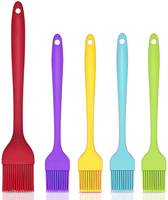 Dispenser per pennelli in Silicone per salsa di olio per spalmatore di carne per pasticceria resistente al calore per cottura alla griglia