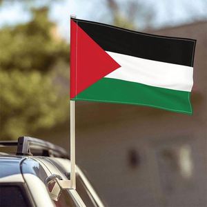 Palestinian <b>Flags</b> for Car Window of Palestine for Decor Free Freedom 12" X 18" Outdoor Pole Accessories Vehicle Auto Decorations - Product Image 2