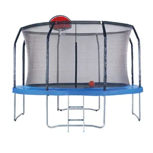 Sundow Hoge Kwaliteit Structurele Veiligheid Kleine 14Ft Mini Ronde Trampoline Voor Kinderen Met Beschermende Netto