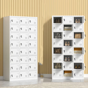 15 दरवाजे धातु लॉकर कमरे में बदल रहे जिम लॉकर कर्मचारियों के कपड़े भंडारण कैबिनेट अलमारी कर्मचारी स्टील वार्डरोब लॉकर - Product Image 5