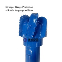 Foret PDC à 5 lames forgé personnalisable, corps en acier avec diamant polycristallin, coupeur compact, foret PDC